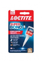 Pillanatragasztó, 5 g, HENKEL "Loctite Super Bond Precision"