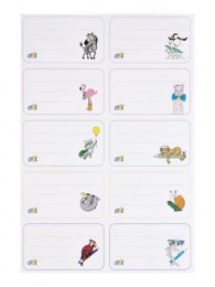 Füzetcímke, 40 db, COOL BY VICTORIA