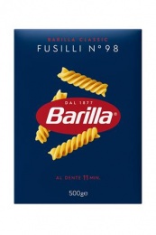 Száraztészta, durum, 500 g, BARILLA "Fusilli"