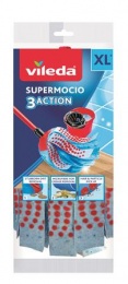 Felmosófej, mikroszálas, VILEDA "Supermocio 3Action", kék