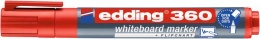 Tábla- és flipchart marker, 1,5-3 mm, kúpos, EDDING "360", piros